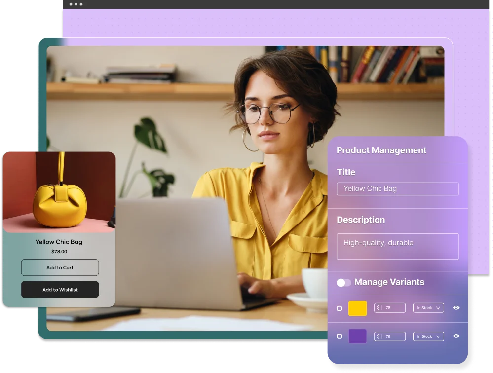 Manage emails, calendars and more with from any web browser