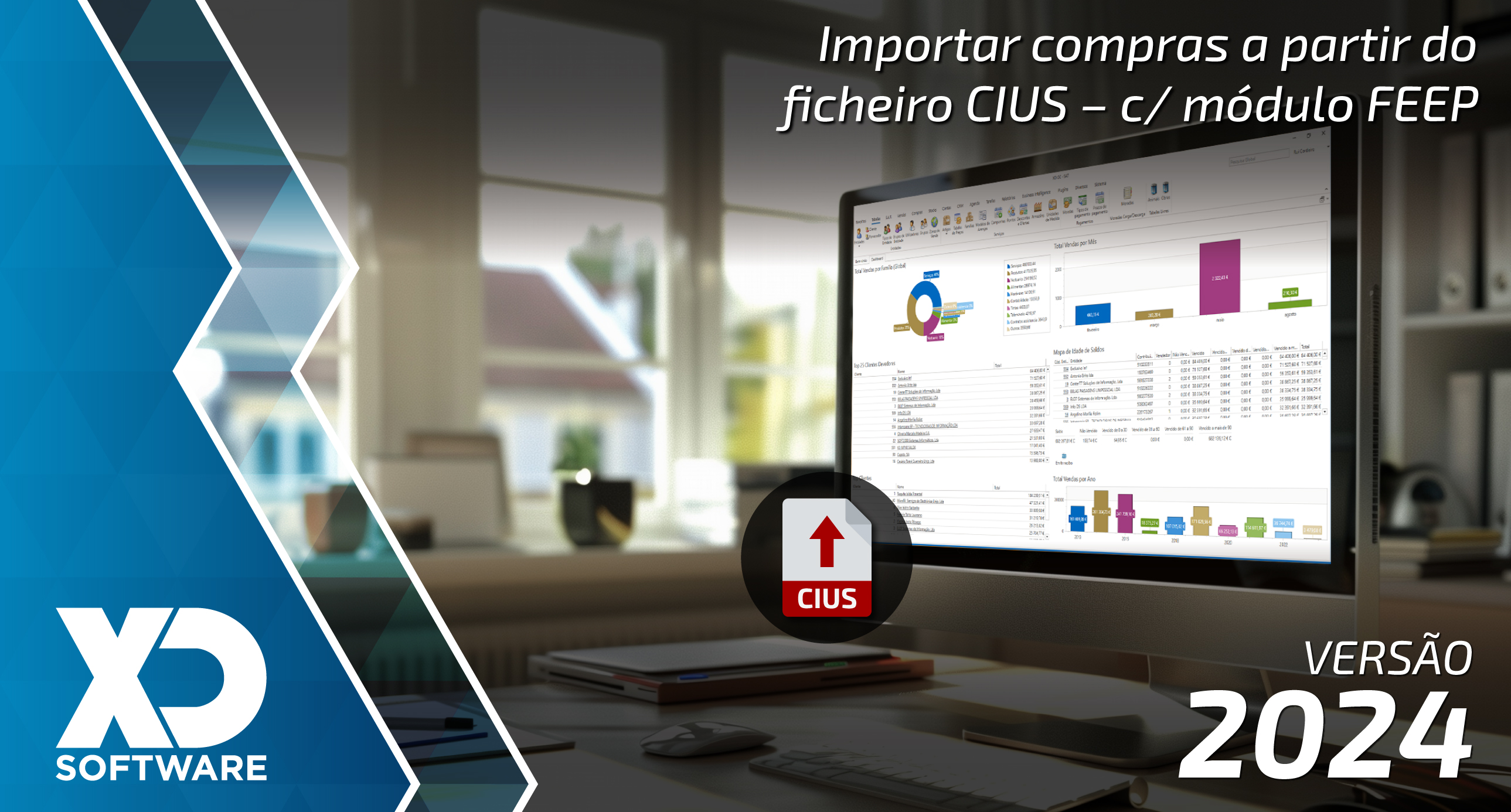 Importar compras a partir de ficheiro CIUS