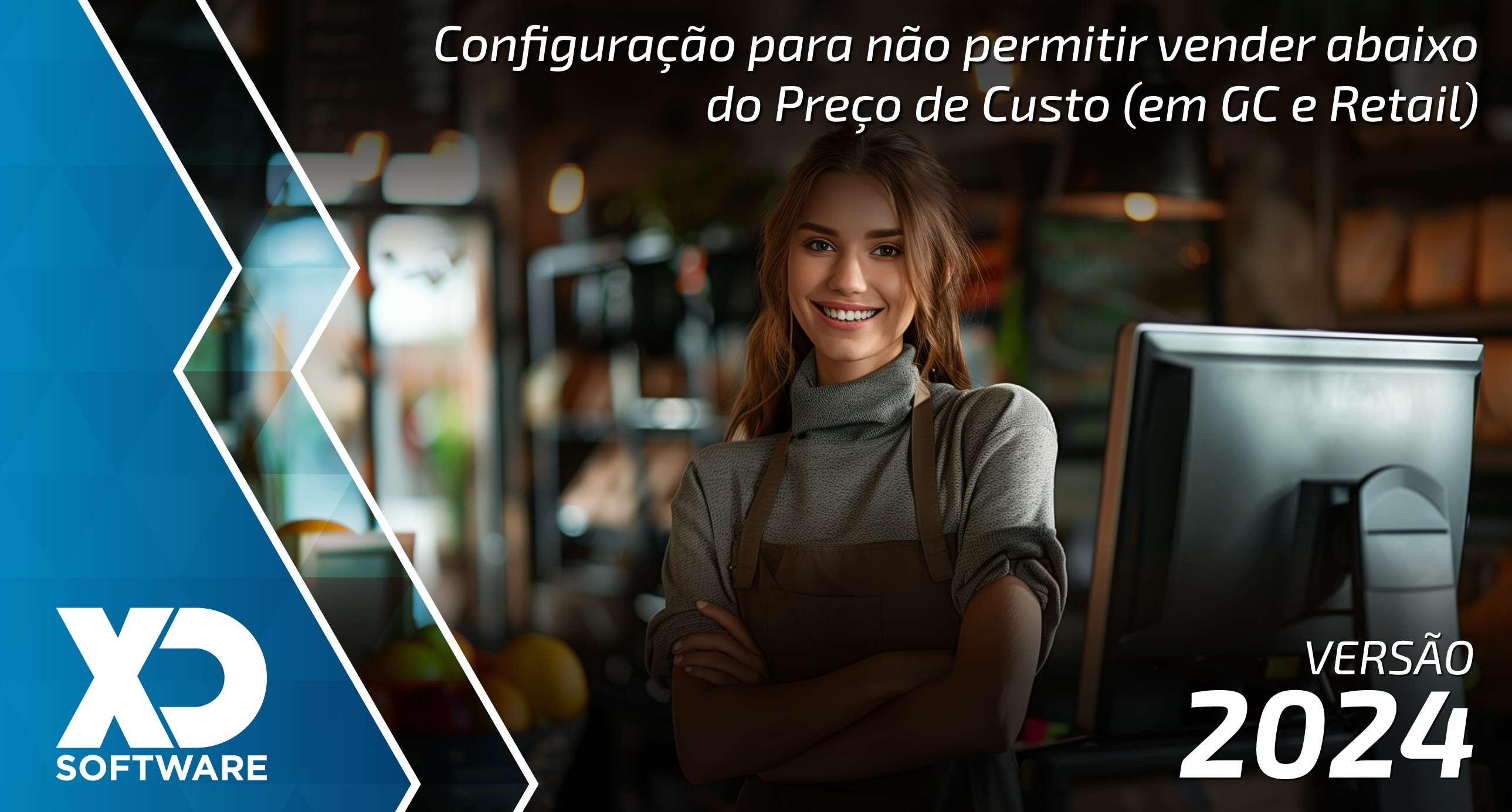 Configuração para não permitir venda abaixo do preço de custo