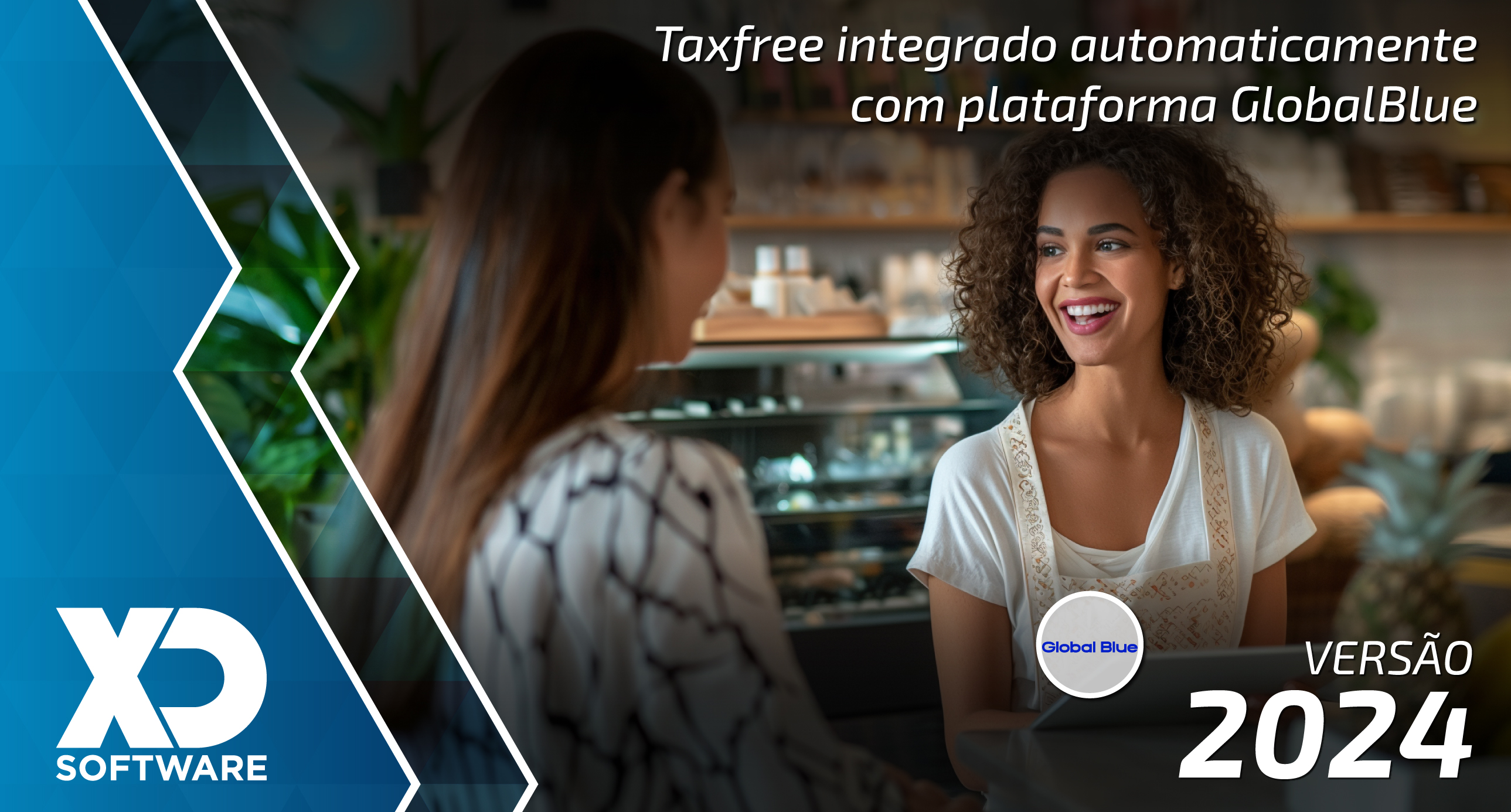Taxfree integrado automaticamente com GlobalBlue